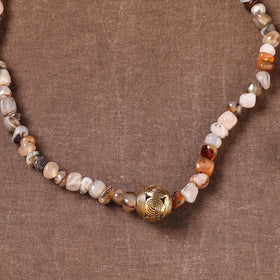 Handmade Beads Tribal Dokra Necklace Set 27