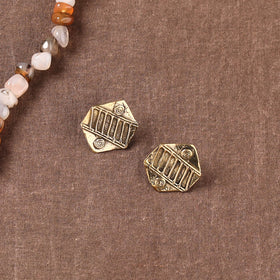 Handmade Beads Tribal Dokra Necklace Set 27