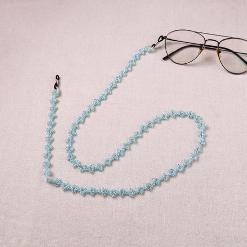 Blue - Handmade Beadwork Spectacle Lanyard/Chashma Dori 20