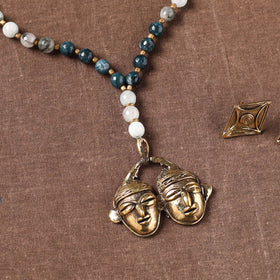 Handmade Beads Tribal Dokra Necklace Set 25