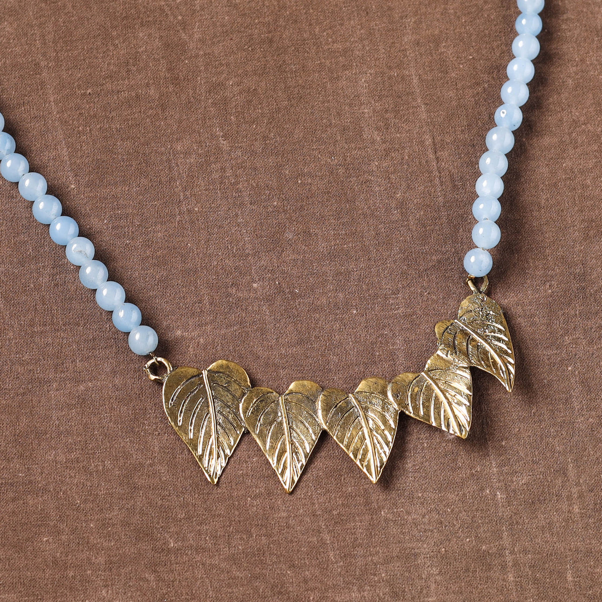 Handmade Beads Tribal Dokra Necklace Set 23