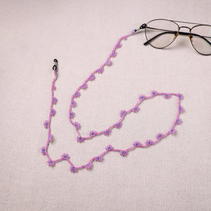 Pink - Handmade Beadwork Spectacle Lanyard/Chashma Dori 24