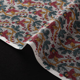 Sanganeri Hand Block Print Kota Doria Cotton Fabric 03