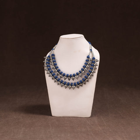 Patwa Threadwork Beaded Double Layered Necklace by Kailash Patwa 53
