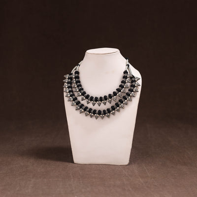 Patwa Threadwork Beaded Double Layered Necklace by Kailash Patwa 54