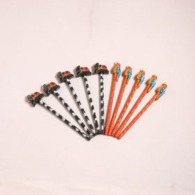 Banaras Handpainted Pencils (Set of 10) 02