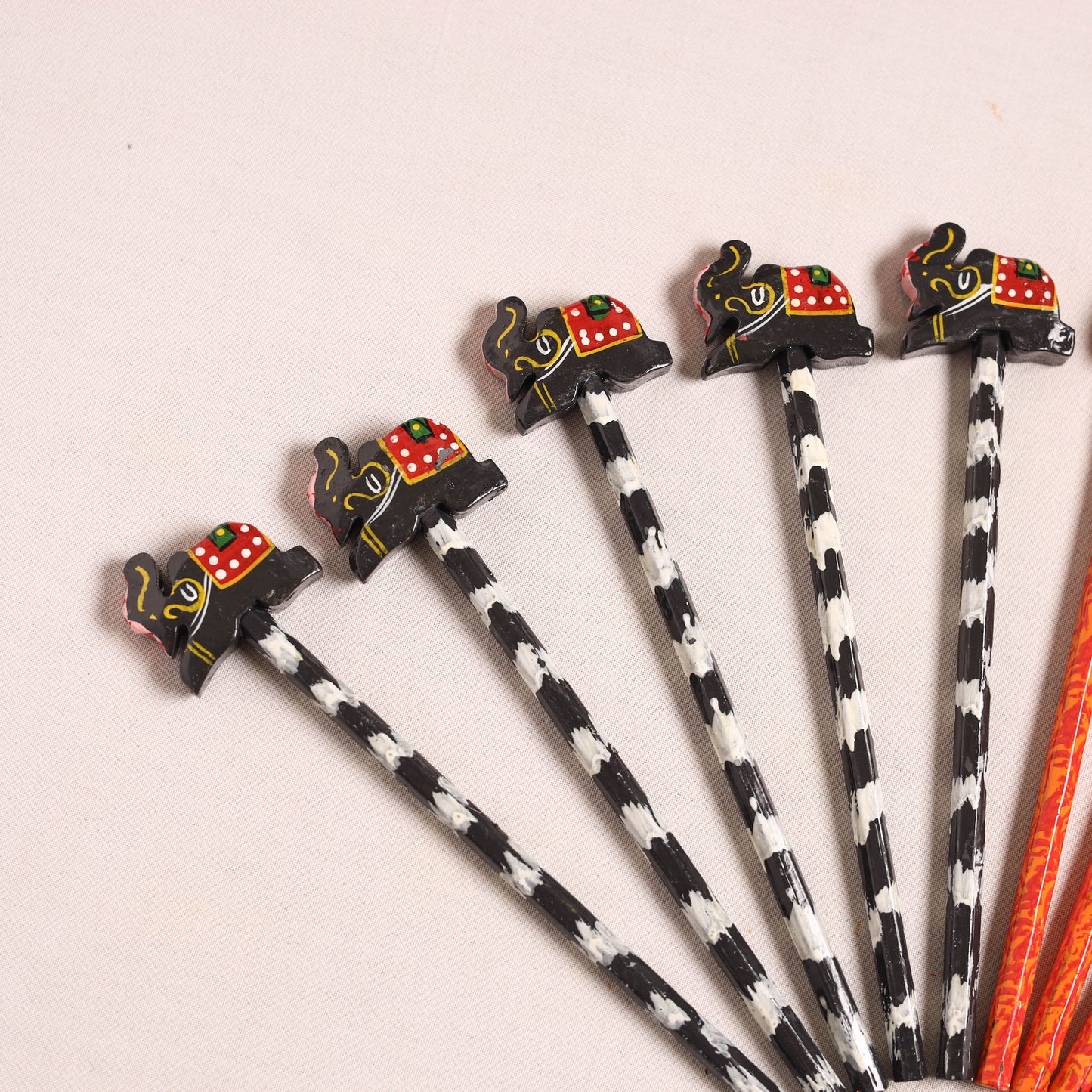 Banaras Handpainted Pencils (Set of 10) 02
