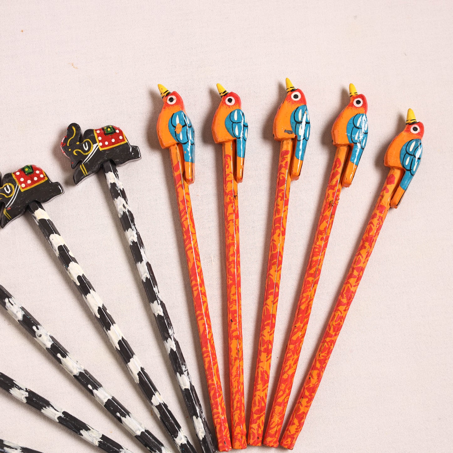 Banaras Handpainted Pencils (Set of 10) 02