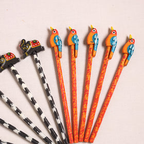 Banaras Handpainted Pencils (Set of 10) 02