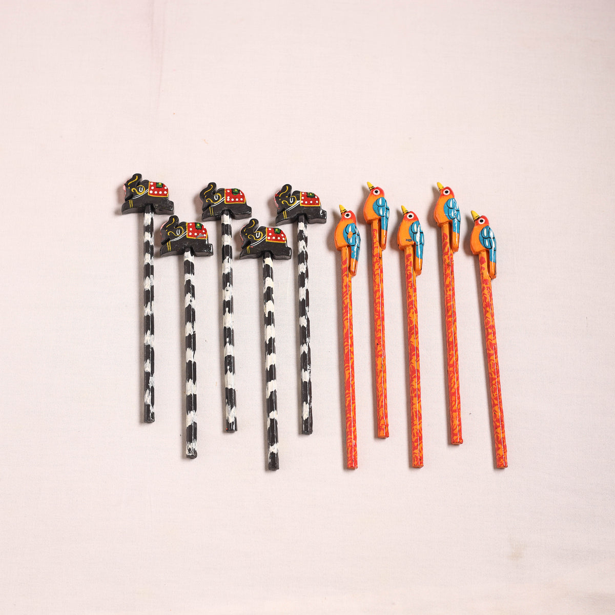 Banaras Handpainted Pencils (Set of 10) 02