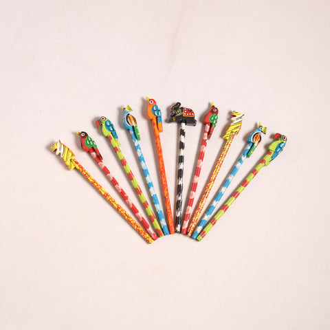 Banaras Handpainted Pencils (Set of 10) 01