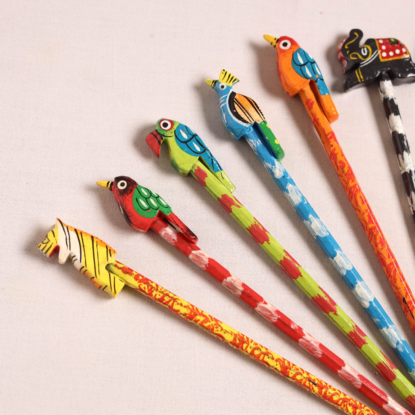 Banaras Handpainted Pencils (Set of 10) 01