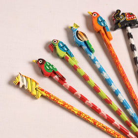 Banaras Handpainted Pencils (Set of 10) 01