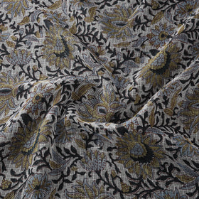 Sanganeri Hand Block Print Kota Doria Cotton Fabric 08