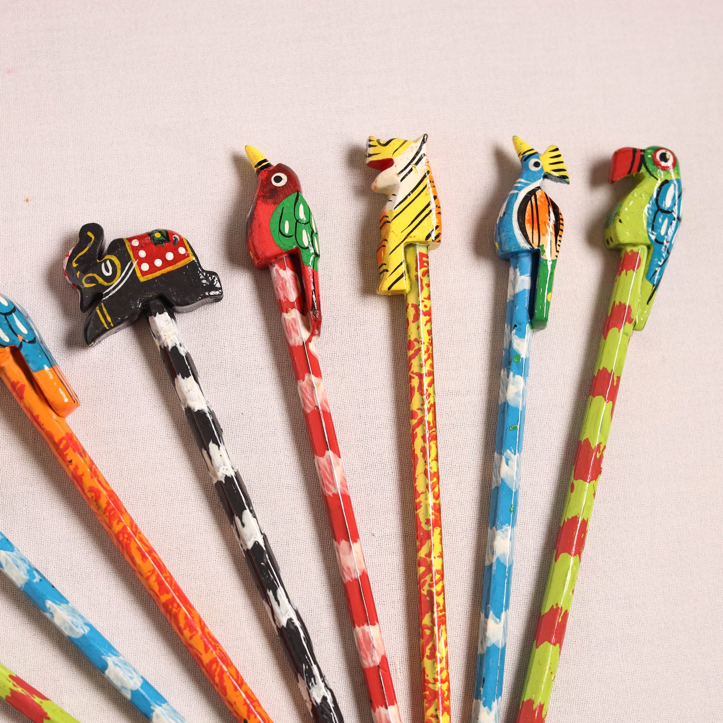 Banaras Handpainted Pencils (Set of 10) 01