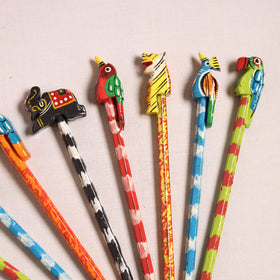 Banaras Handpainted Pencils (Set of 10) 01