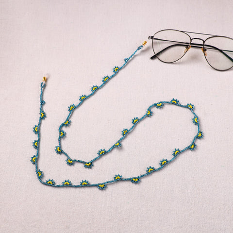 Green - Handmade Beadwork Spectacle Lanyard/Chashma Dori 28