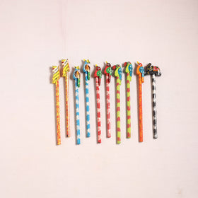 Banaras Handpainted Pencils (Set of 10) 01