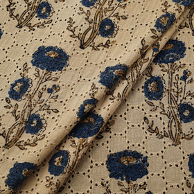 Kutch Hand Block Ajrakh Print Natural Dyed Cotton Hakoba Fabric 01