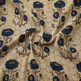 Kutch Hand Block Ajrakh Print Natural Dyed Cotton Hakoba Fabric 01