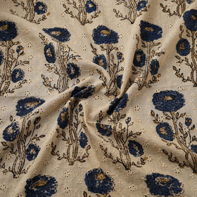 Kutch Hand Block Ajrakh Print Natural Dyed Cotton Hakoba Fabric 02