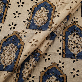Kutch Hand Block Ajrakh Print Natural Dyed Cotton Hakoba Fabric 03