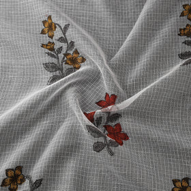 Sanganeri Hand Block Mughal Butta Print Kota Doria Cotton Fabric 12