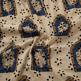 Kutch Hand Block Ajrakh Print Natural Dyed Cotton Hakoba Fabric 03