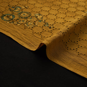 Kutch Hand Block Ajrakh Print Natural Dyed Cotton Hakoba Fabric 04
