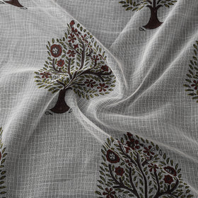 Sanganeri Hand Block Mughal Butta Print Kota Doria Cotton Fabric 15