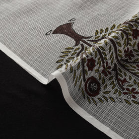 Sanganeri Hand Block Mughal Butta Print Kota Doria Cotton Fabric 15