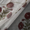 Sanganeri Hand Block Mughal Butta Print Kota Doria Cotton Fabric 16