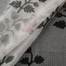 Sanganeri Hand Block Mughal Butta Print Kota Doria Cotton Fabric 17