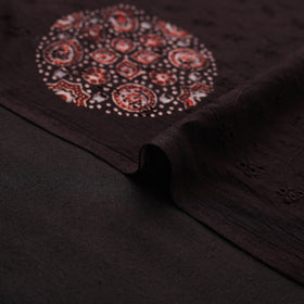 Kutch Hand Block Ajrakh Print Natural Dyed Cotton Hakoba Fabric 06