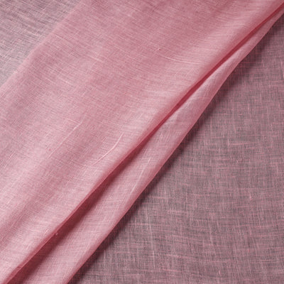 Pink - handloom linen bhagalpuri fabric 05 - handcrafted