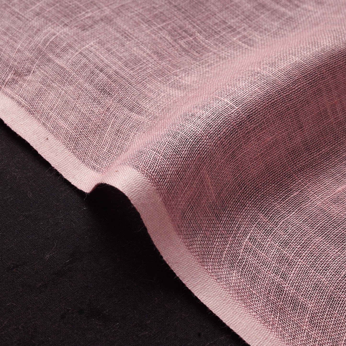 Pink - handloom linen bhagalpuri fabric 05 - handcrafted