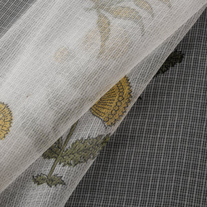 Sanganeri Hand Block Mughal Butta Print Kota Doria Cotton Fabric 18