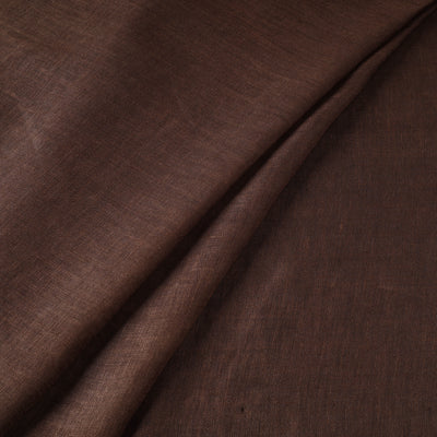 Brown - handloom linen bhagalpuri fabric 07 - handcrafted