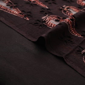 Kutch Hand Block Ajrakh Print Natural Dyed Cotton Hakoba Fabric 09