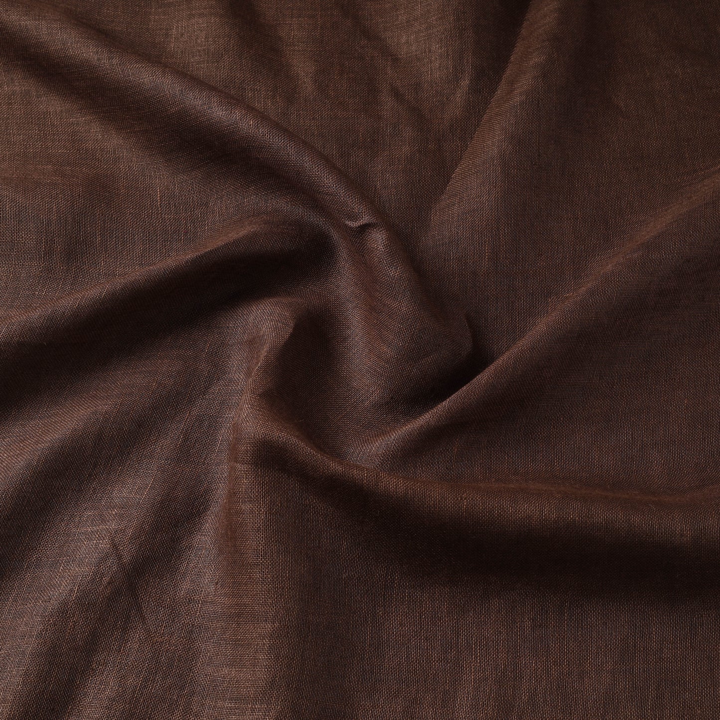 Brown - handloom linen bhagalpuri fabric 07 - handcrafted