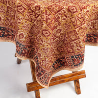 kalamkari block printed table cover