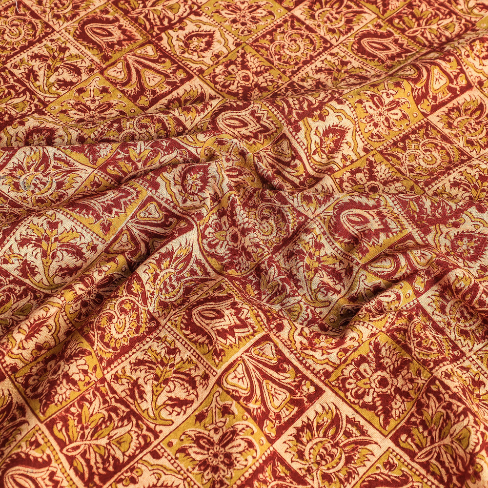 kalamkari block printed table cover