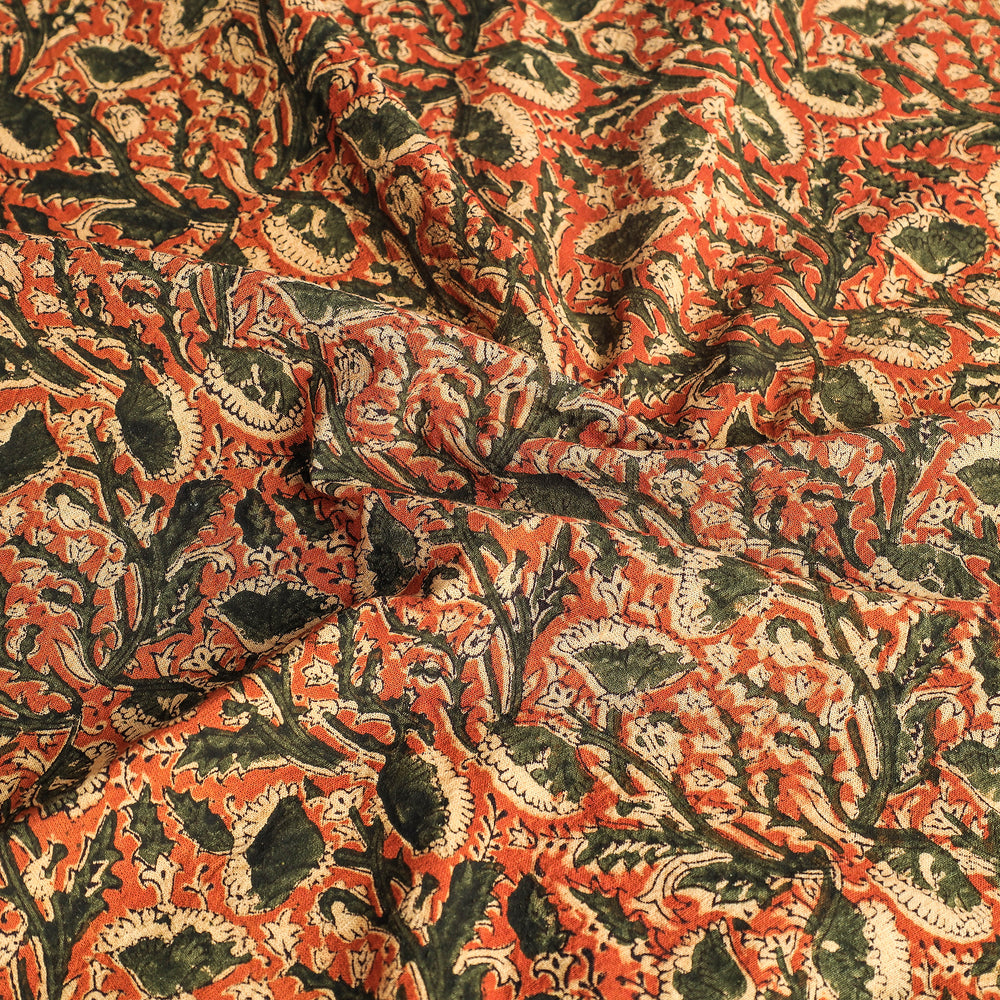 kalamkari block printed table cover