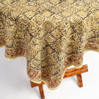 kalamkari block printed table cover