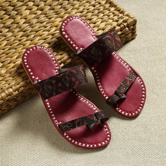 Handstitched Kutch Leather Flat Slippers
