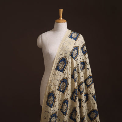 Kutch Hand Block Ajrakh Print Natural Dyed Cotton Hakoba Fabric 03