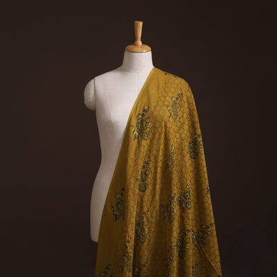 Kutch Hand Block Ajrakh Print Natural Dyed Cotton Hakoba Fabric 04