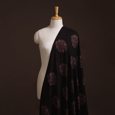 Kutch Hand Block Ajrakh Print Natural Dyed Cotton Hakoba Fabric 06