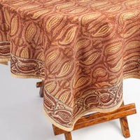 kalamkari block printed table cover