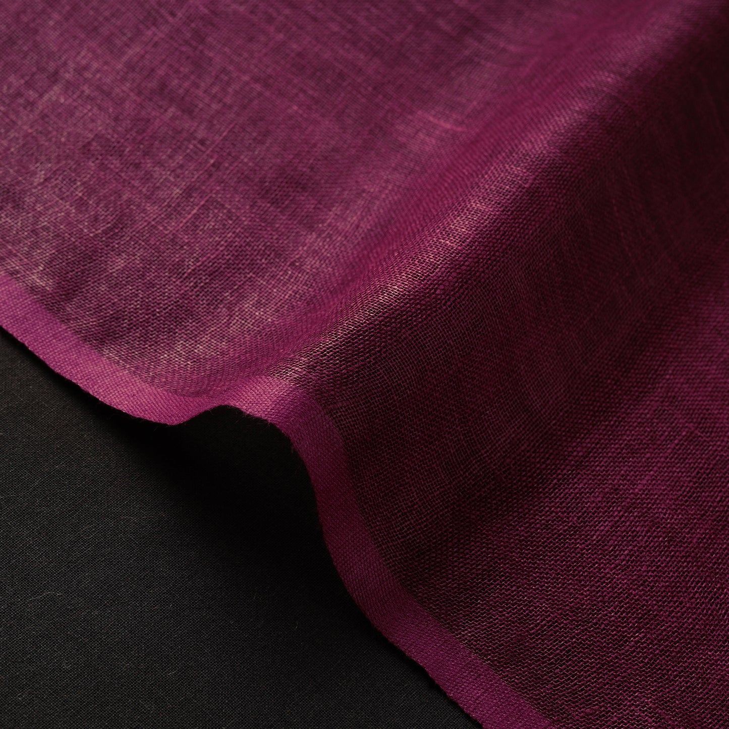 Purple - handloom linen bhagalpuri fabric 08 - handcrafted
